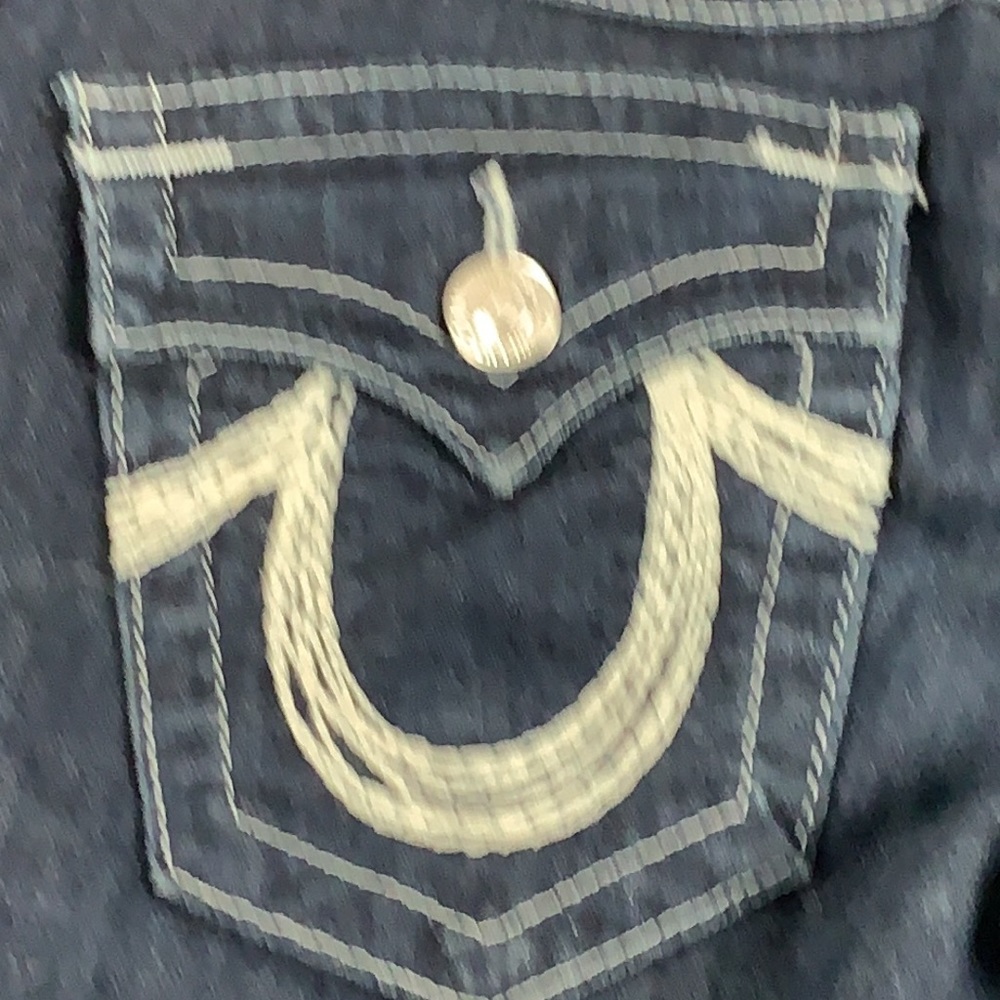 True religion straight leg dark wash jeans size 27 - Picture 8 of 15